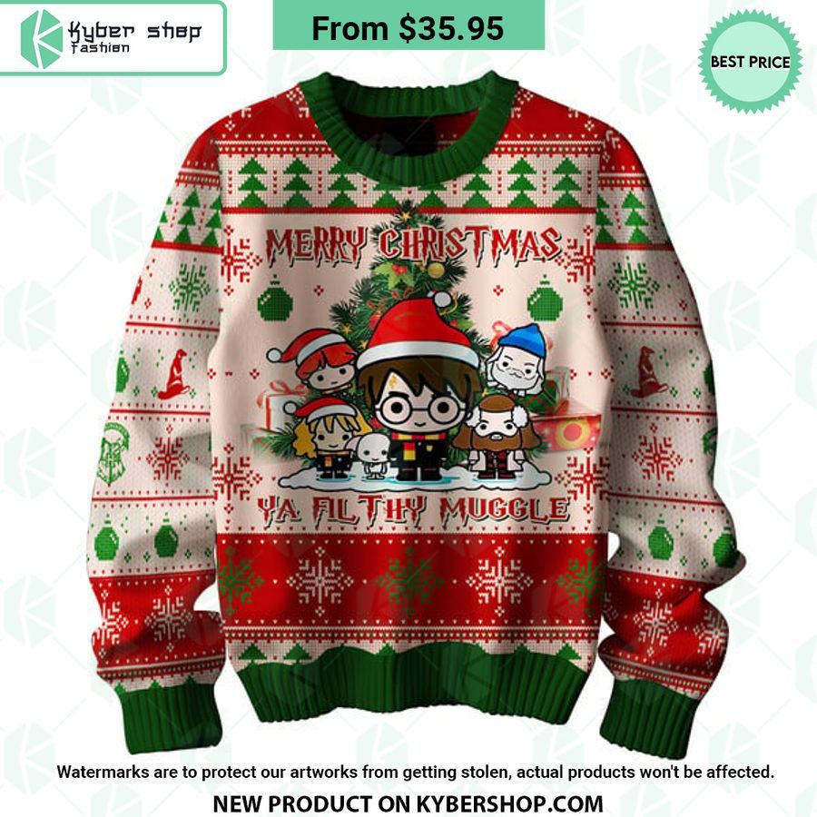 Merry Christmas Ya Filthy Muggle Ugly Sweater