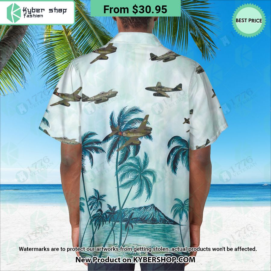 Messerschmitt Me 262 Palm Hawaiian Shirt