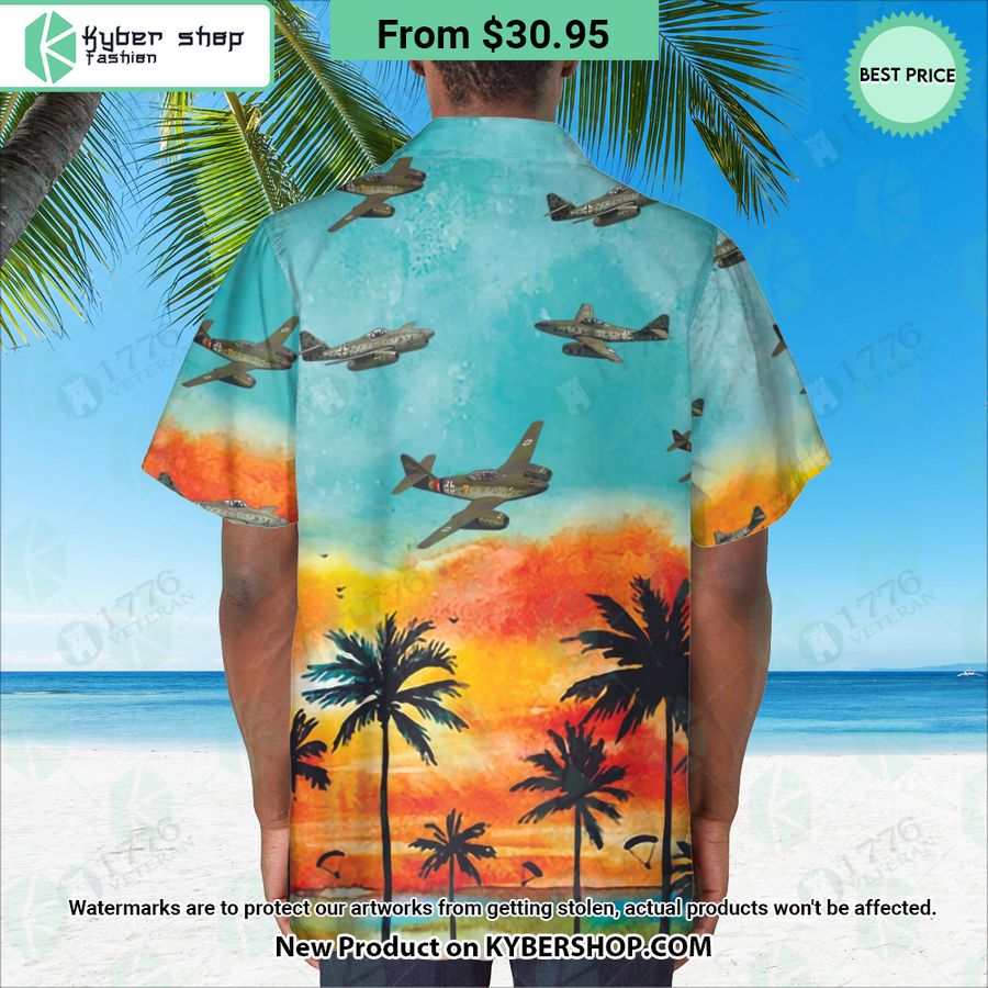 Messerschmitt Me 262 Sunset Hawaiian Shirt