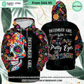 Mexican Sugar Skull December Girl Hoodie