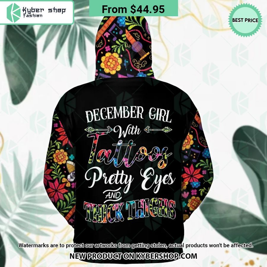 Mexican Sugar Skull December Girl Hoodie