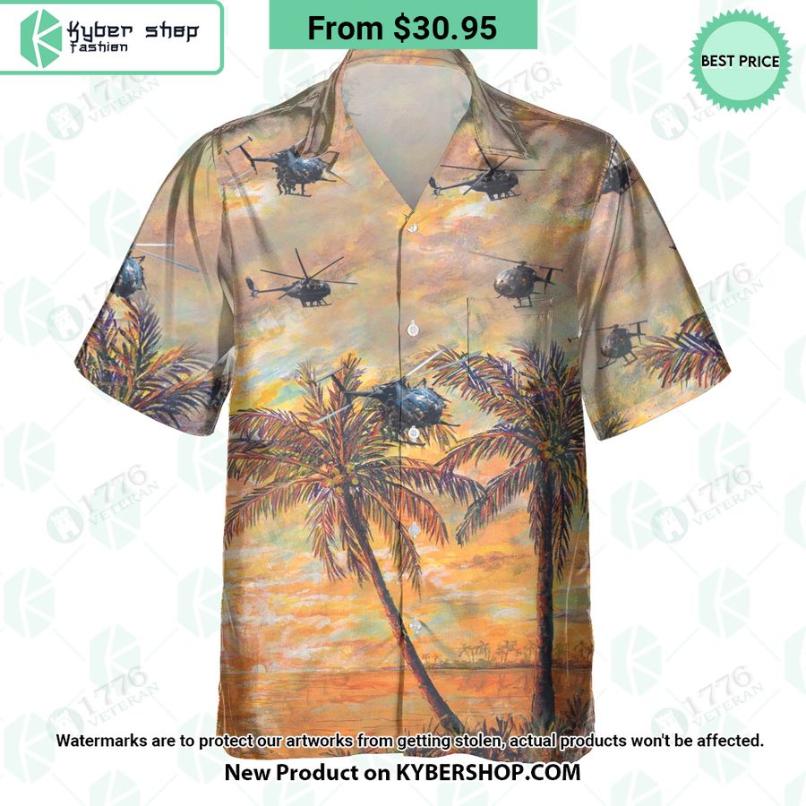 MH-6 Little Bird Hawaiian Shirt