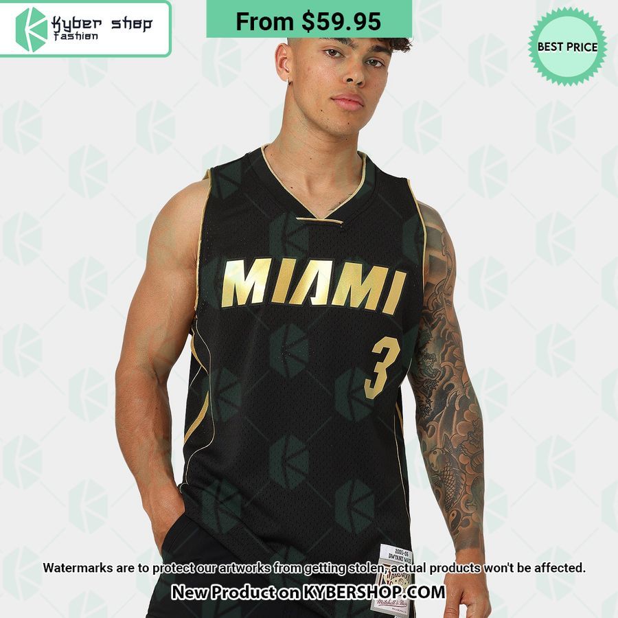 Miami Heat Dwayne Wade 3 Basketball Jersey