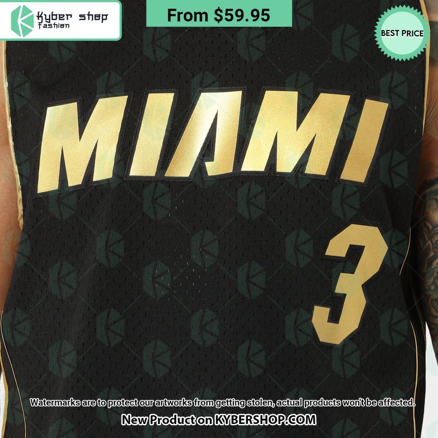 Miami Heat Dwayne Wade 3 Basketball Jersey
