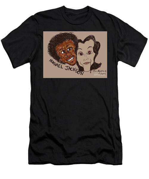 Michael Jackson Then And Now T-Shirt