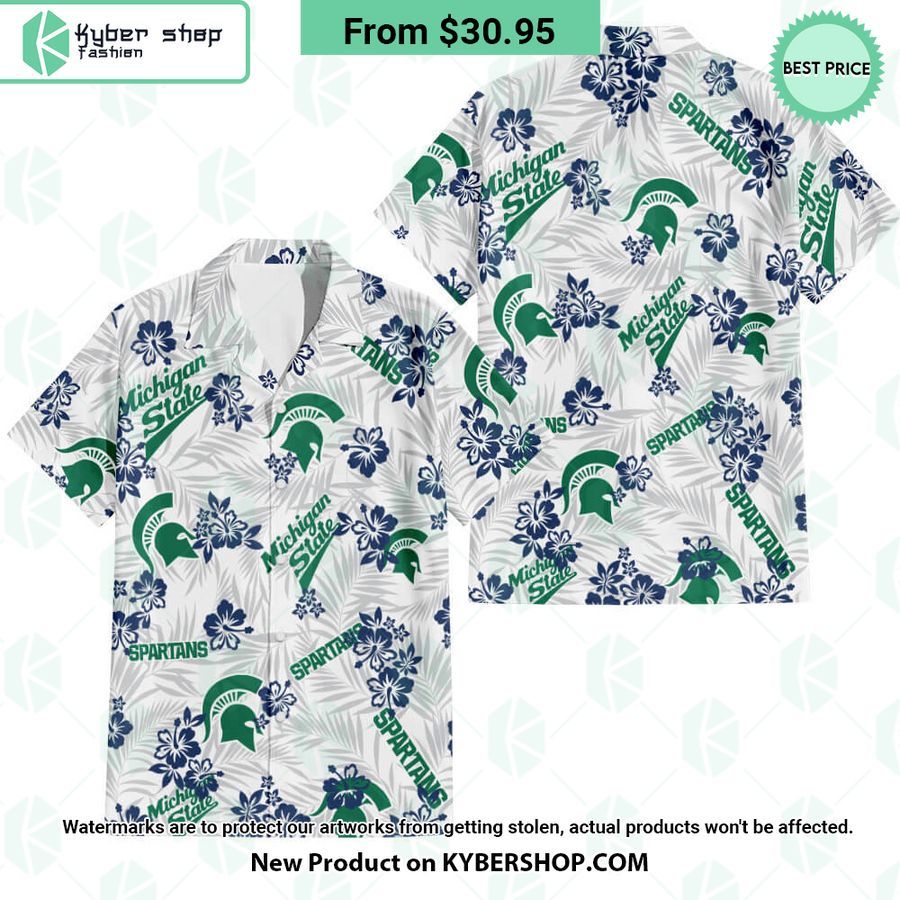 Michigan State University Michigan State Spartans Hawaiian Shirt