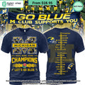 Michigan Wolverines 2024 Rose Bowl Game Champions Shirt