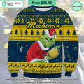 Michigan Wolverines Grinch Christmas Sweater