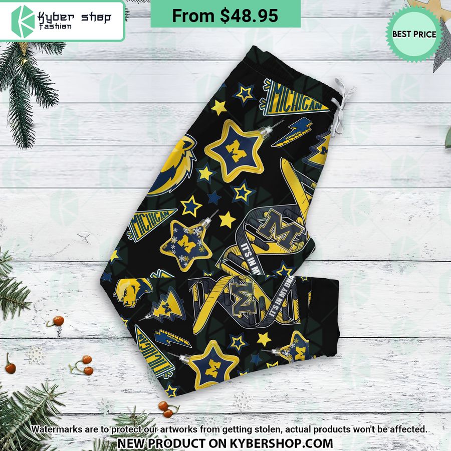Michigan Wolverines Kind of Girl Pajamas Set