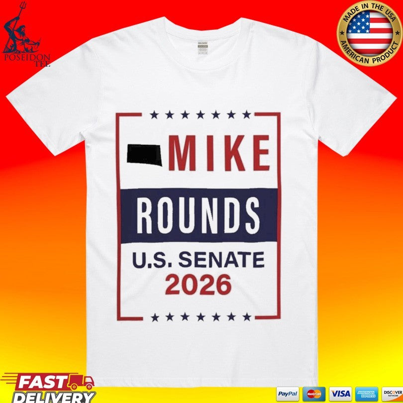 Mike Rounds For Us Senate 2026 South Dakota T-shirt