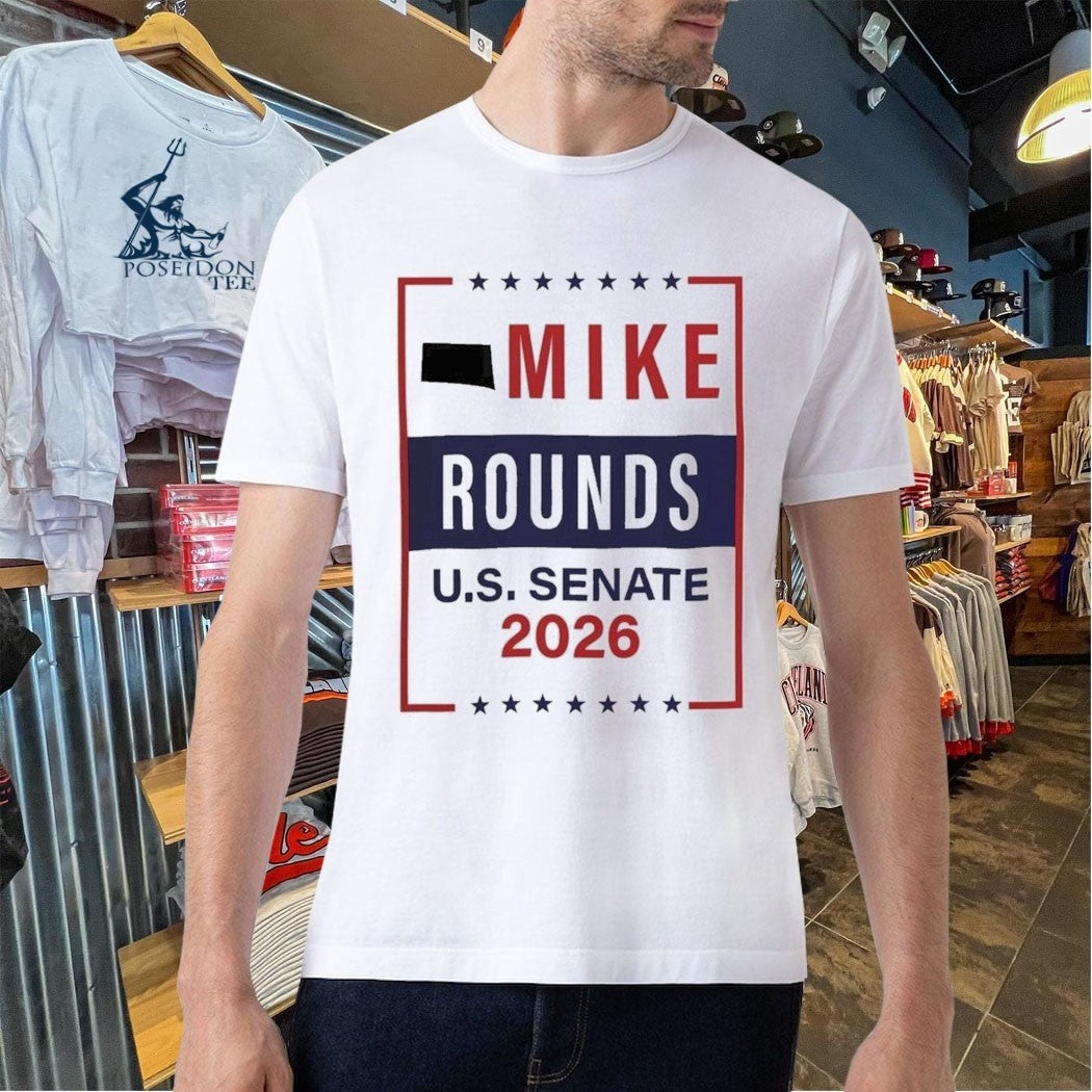 Mike Rounds For Us Senate 2026 South Dakota T-shirt