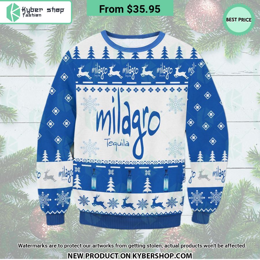 Milagro Tequila Christmas Sweater