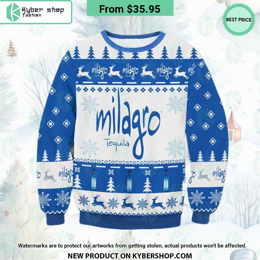Milagro Tequila Christmas Sweater