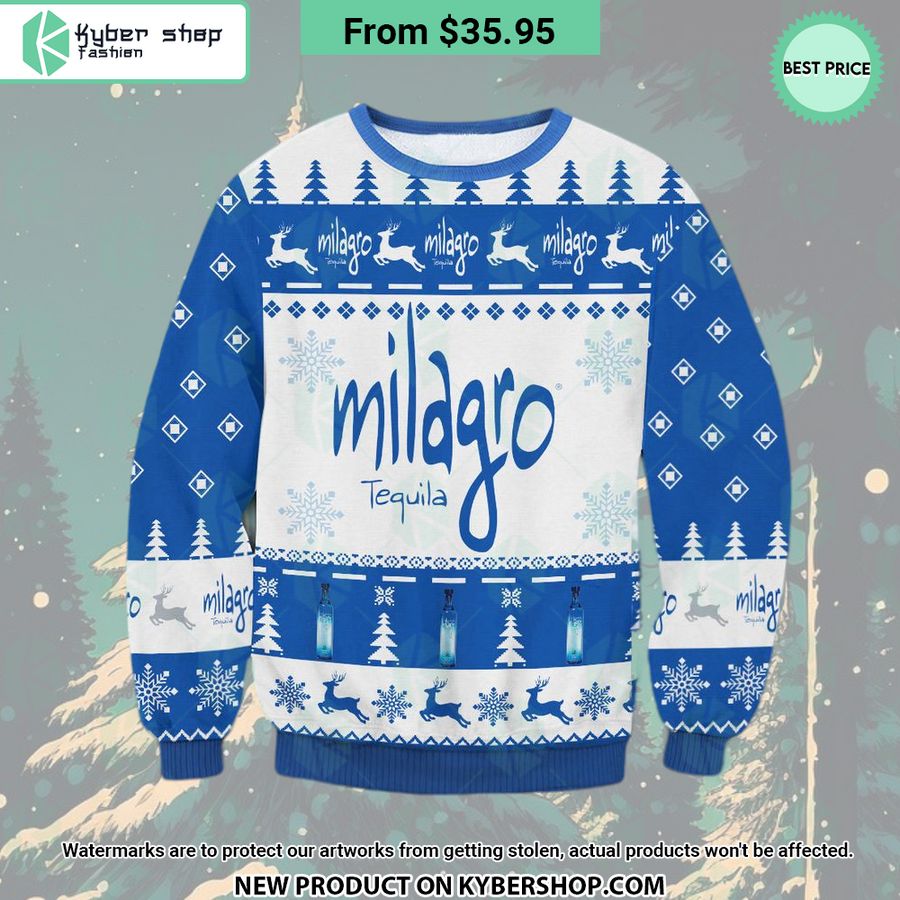 Milagro Tequila Christmas Sweater