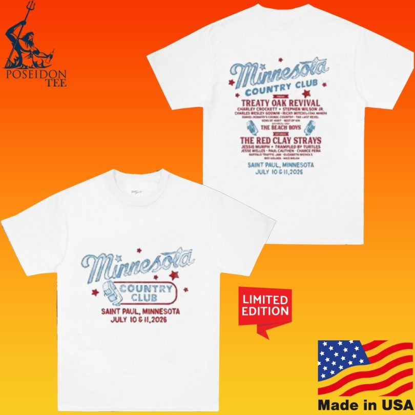 Minnesota Country Club Star Lineup T-shirt