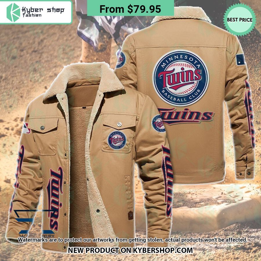 Minnesota Twins MLB Fleece Leather Jacket