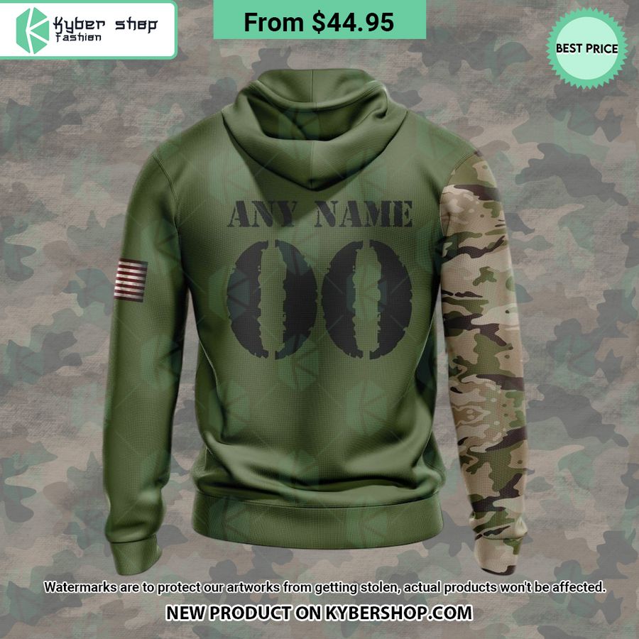Minnesota Vikings Camo Design Veterans Day Hoodie