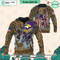 Minnesota Vikings Hunting Camo Hoodie