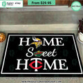 Minnesota Vikings Minnesota Twins Minnesota Wild Home Sweet Home Doormat