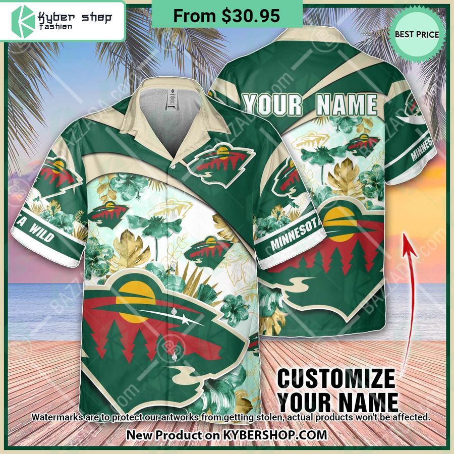 Minnesota Wild custom personalized Hawaiian Shirt