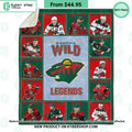 Minnesota Wild Legends Fleece Blanket