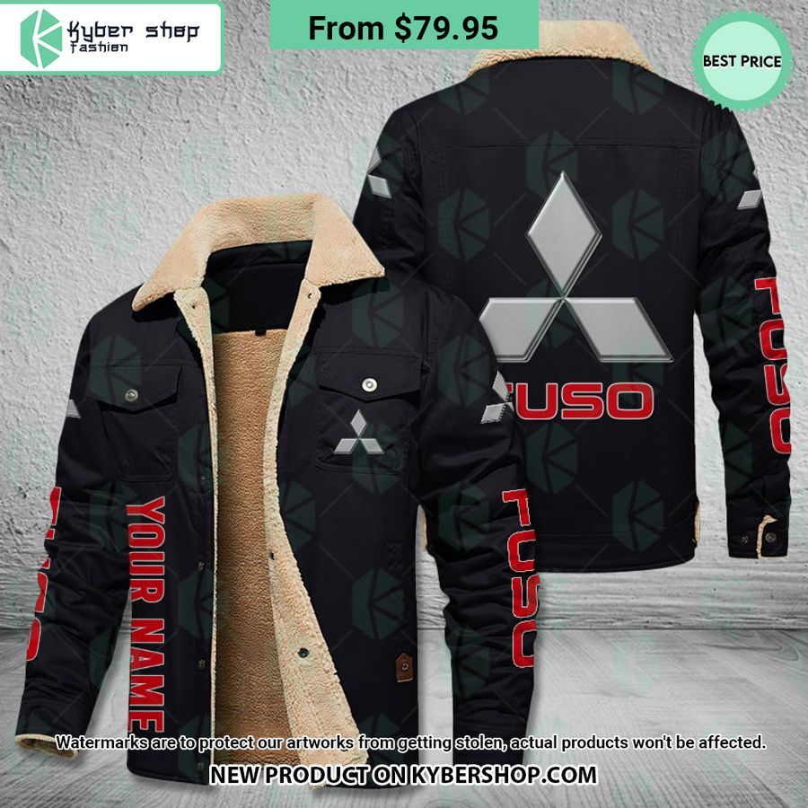 Mitsubishi Fuso CUSTOM Fleece Leather Jacket