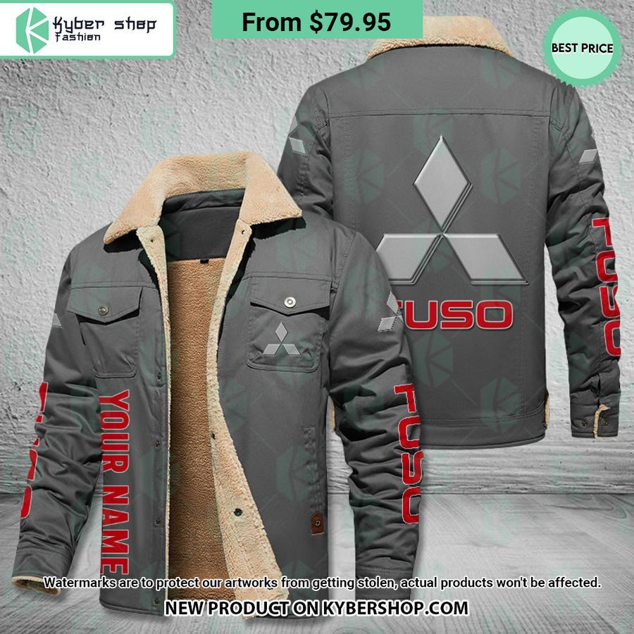 Mitsubishi Fuso CUSTOM Fleece Leather Jacket