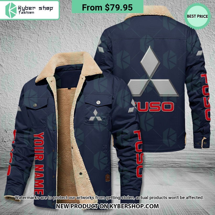 Mitsubishi Fuso CUSTOM Fleece Leather Jacket