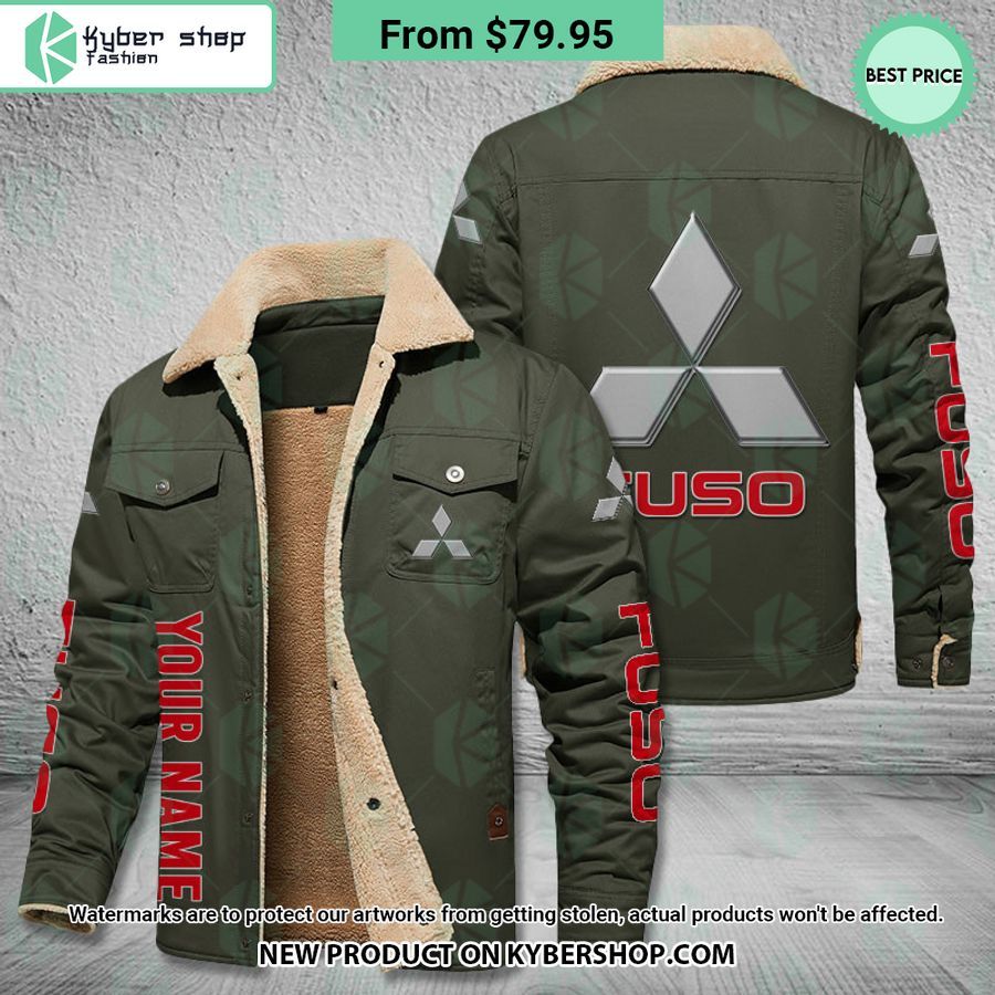 Mitsubishi Fuso CUSTOM Fleece Leather Jacket
