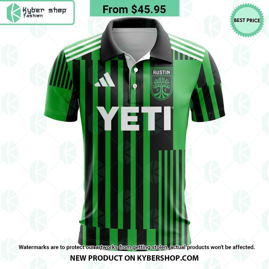 MLS Austin FC 2023 Home Las Voces CUSTOM Polo Shirt