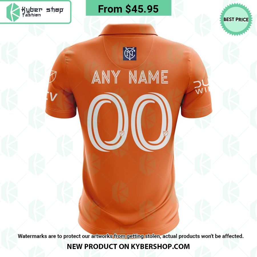 MLS New York City FC 2023 Away The Volt CUSTOM Polo Shirt