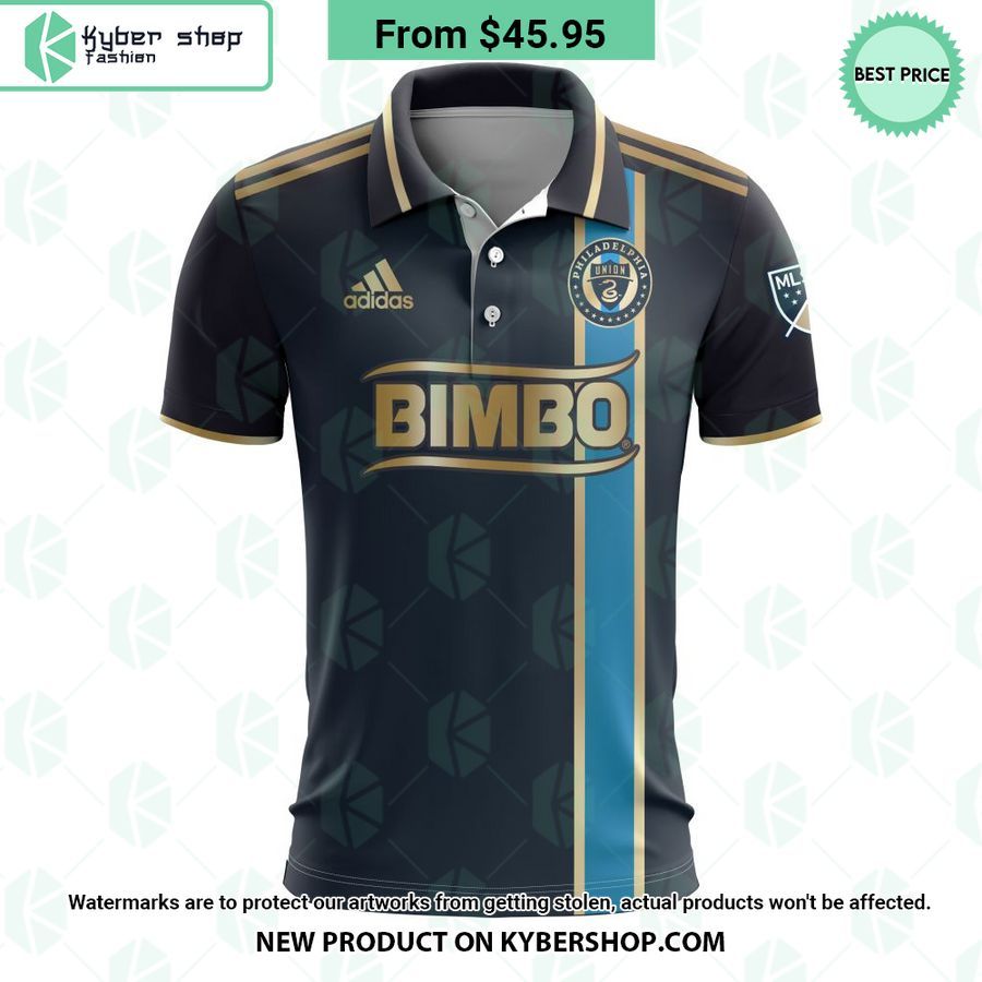 MLS Philadelphia Union 2023 Home CUSTOM Polo Shirt