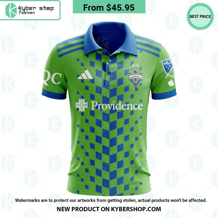 MLS Seattle Sounders FC 2023 Home Legacy Green CUSTOM Polo Shirt
