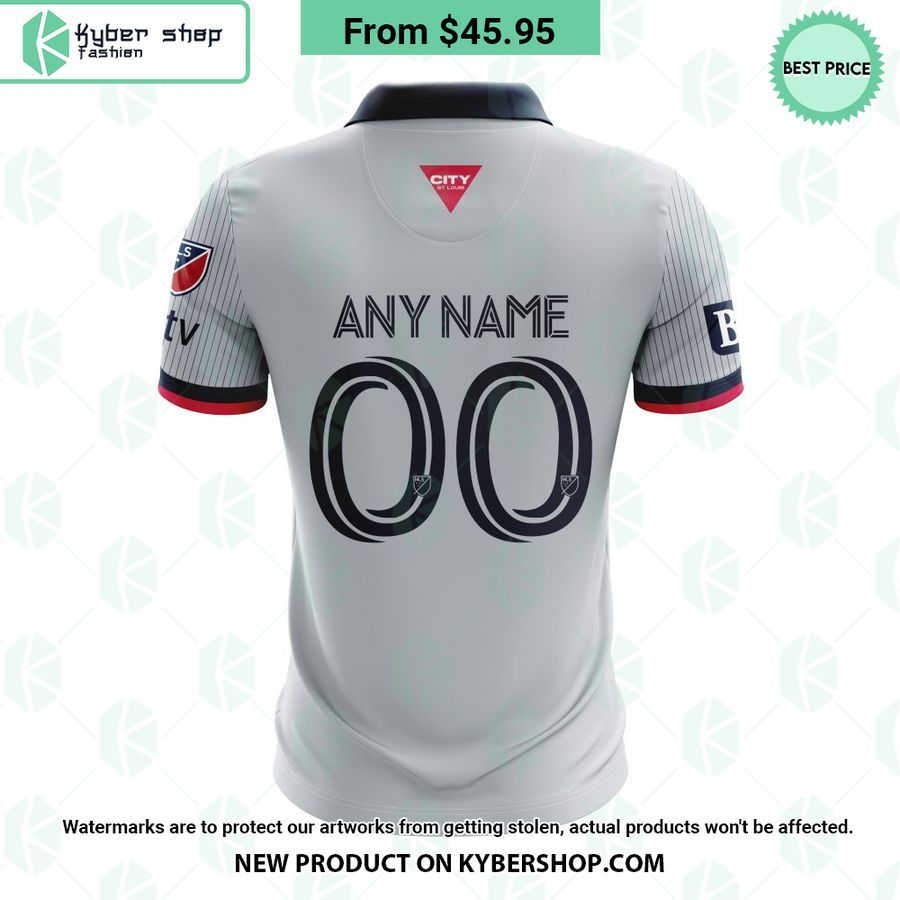 MLS St. Louis City SC 2023 Away The Spirit CUSTOM Polo Shirt