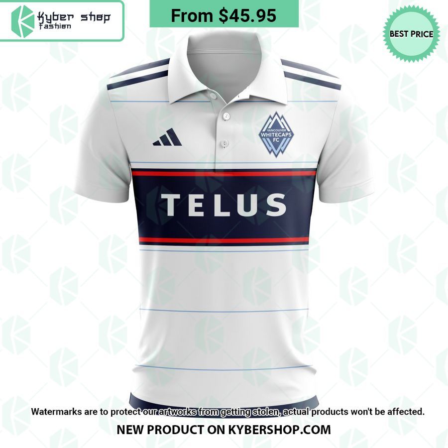 MLS Vancouver Whitecaps FC 2023 Home Bloodlines CUSTOM Polo Shirt