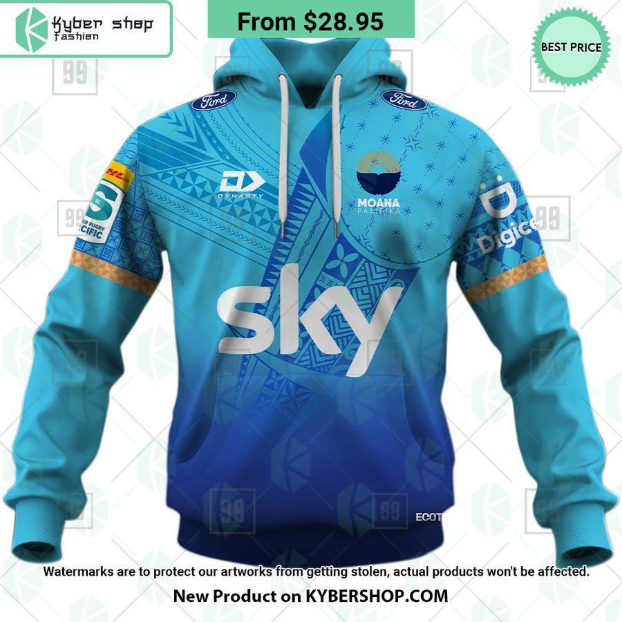 Moana Pasifika Super Rugby Pacific Home Jersey CUSTOM Hoodie