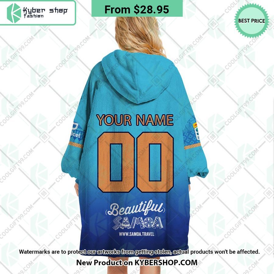 Moana Pasifika Super Rugby Pacific Home Jersey CUSTOM Hoodie Blanket