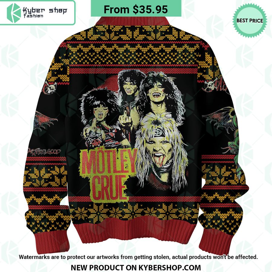 Mötley Crüe Ugly Christmas Sweater