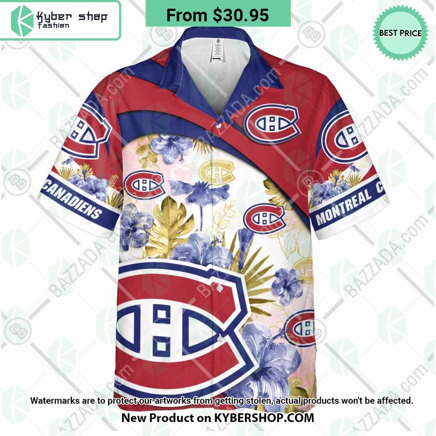 Montreal Canadiens custom personalized Hawaiian Shirt