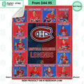Montreal Canadiens Legends Fleece Blanket