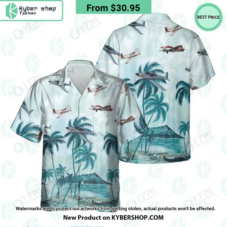 Mooney M20J Palm Hawaiian Shirt