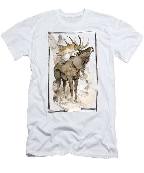 Moose Splash With Frame T-Shirt