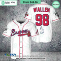 Morgan Wallen 98 Atlanta Braves Baseball Jersey