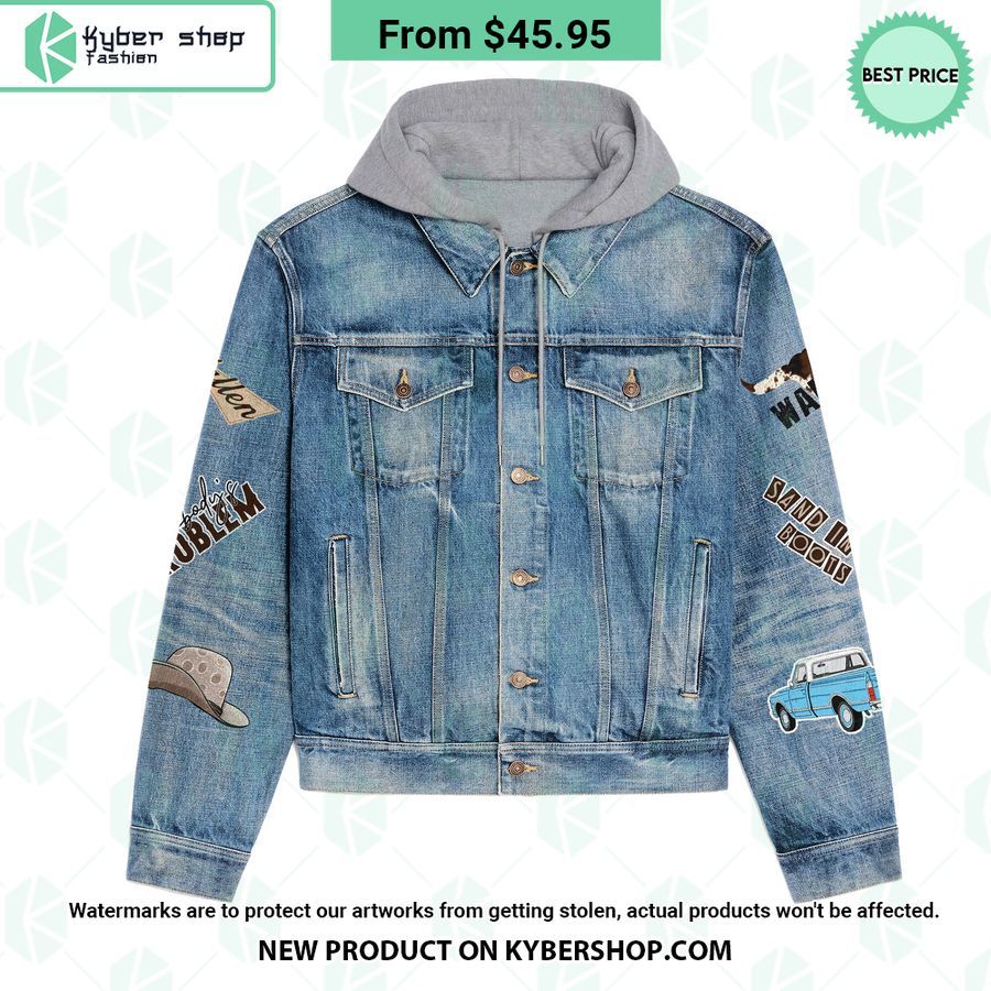 Morgan Wallen Hooded Denim Jacket