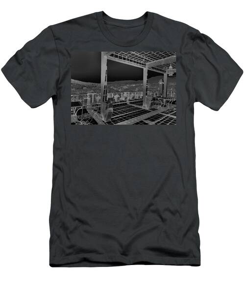 Moroccan Patio Chairs In Black And White Reverse T-Shirt