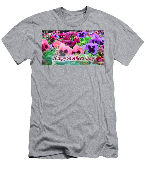 Colorful Pansies Mother's Day Greeting T-Shirt