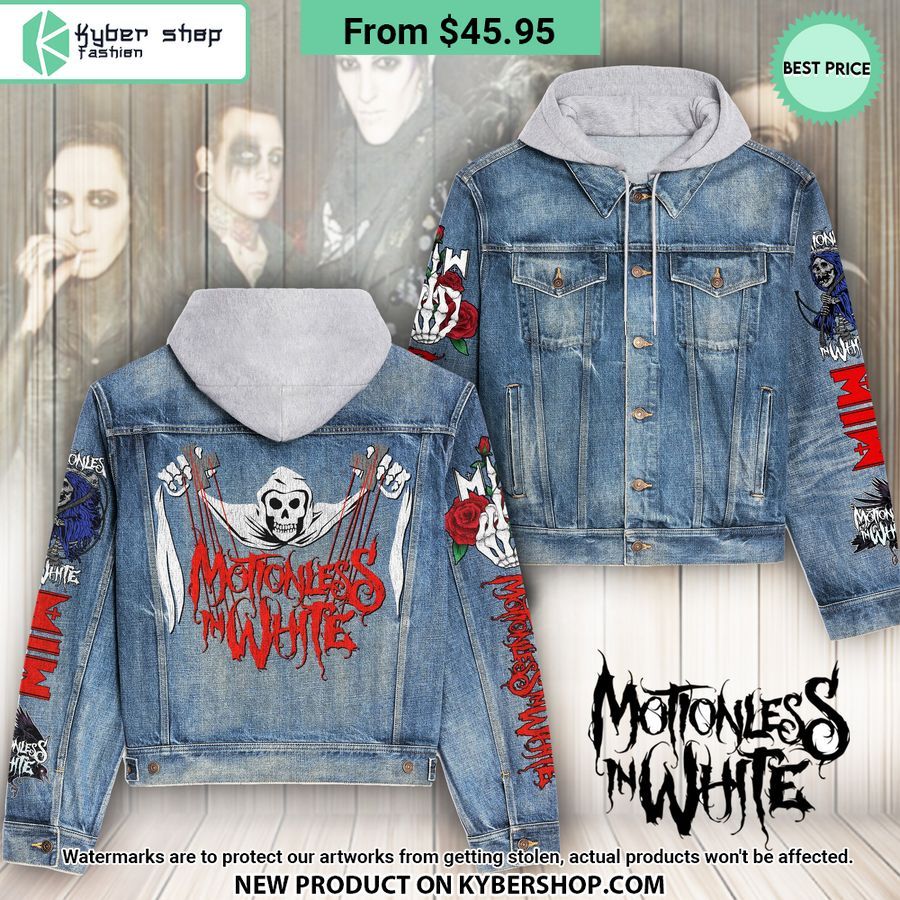 Motionless in White Hooded Denim Jacket