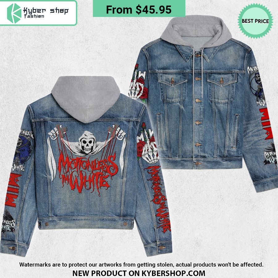 Motionless in White Hooded Denim Jacket