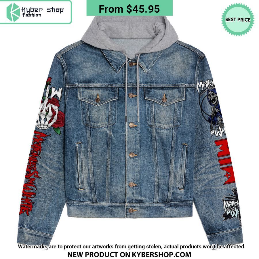 Motionless in White Hooded Denim Jacket