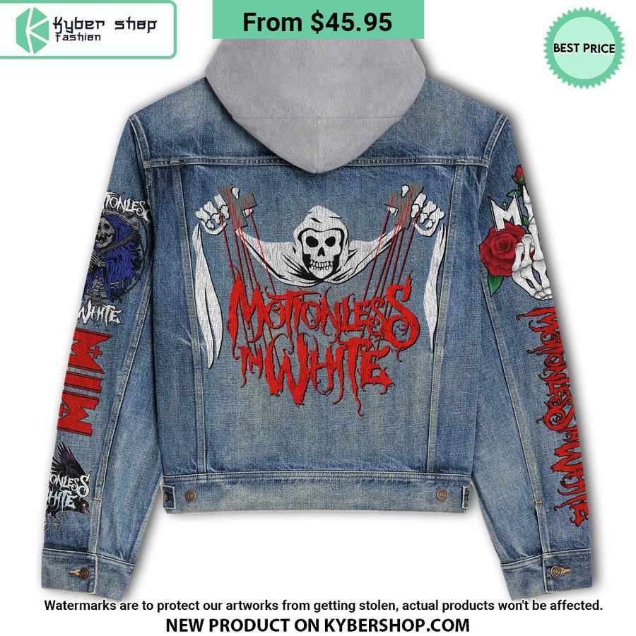 Motionless in White Hooded Denim Jacket